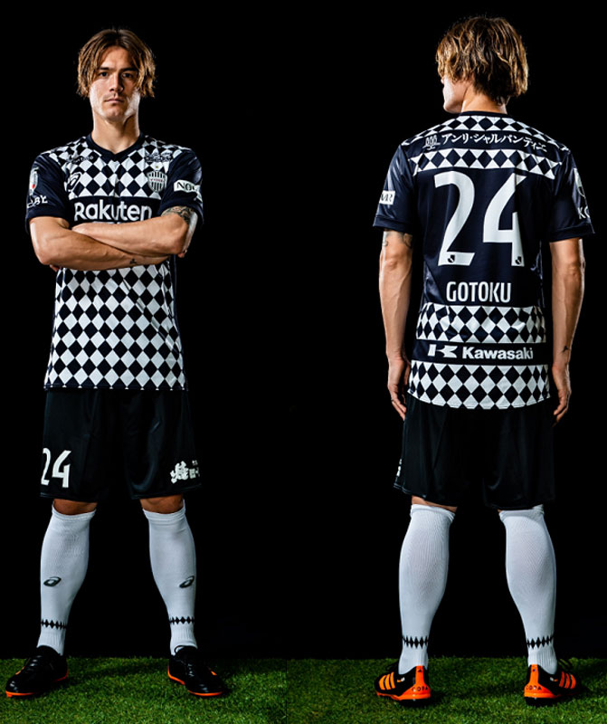 ヴィッセル神戸、2021新ユニフォームを発表！輝くダイヤ柄を継続（Qoly）