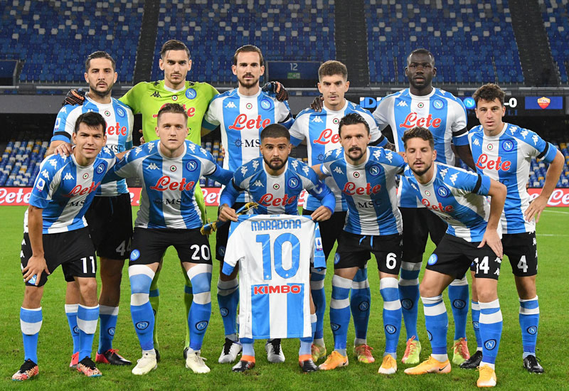 ナポリ、超人気で速攻完売だった「マラドーナ追悼ユニフォーム」を販売