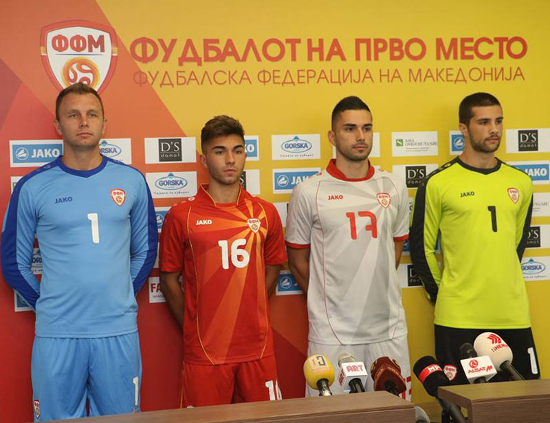 北マケドニア代表、ドイツ戦勝利のユニフォームは「2016年モデル」だっ