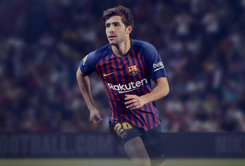 バルセロナ、2018-19新ユニフォームを発表！ストライプは「10地区」を