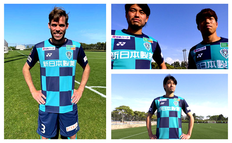 アビスパ福岡　2021ユニフォーム 第2回 2022ユニフォーム 左袖スポンサーロゴのプリント