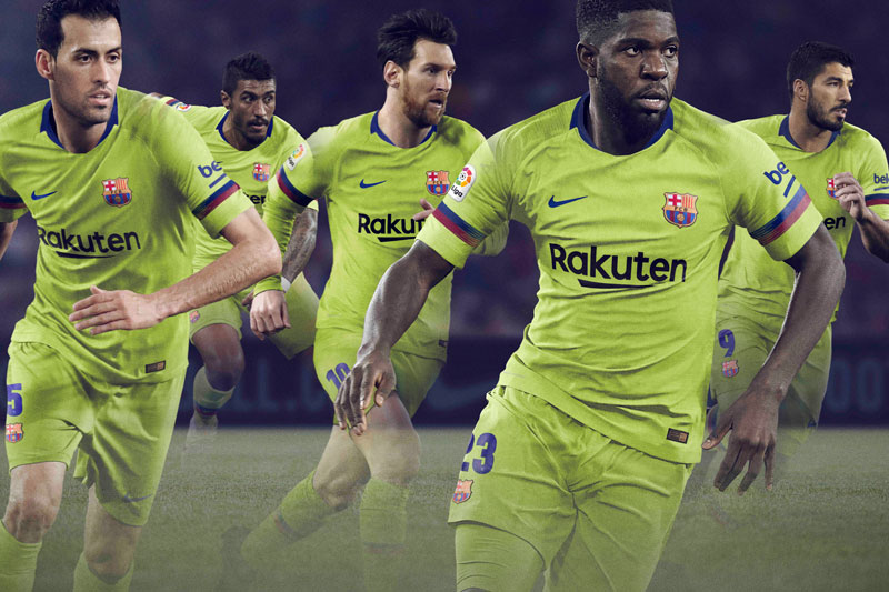 バルセロナ、2018-19アウェイユニフォームを発表！色は