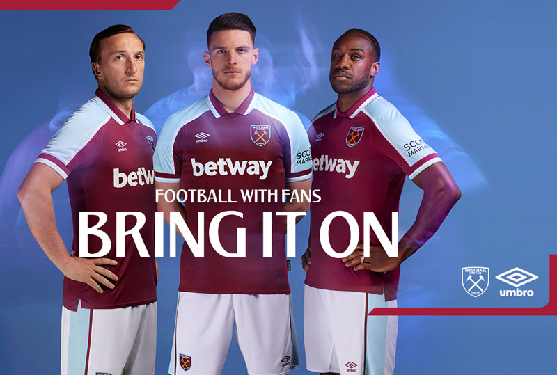 ウェストハム、ホームからサードまで21-22新ユニフォームを発表！（Qoly）