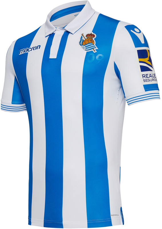 レアル・ソシエダ、Macron製第1弾の2018-19新ユニフォームを発表！（Qoly）