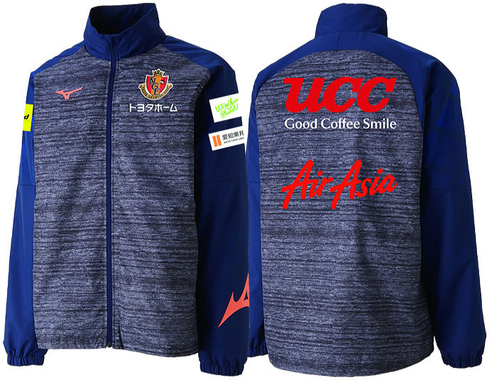 【選手支給品】名古屋グランパス トレーニングウェア ジャージ上 名古屋グランパス、選手着用モデルの2019トレーニングウェアが