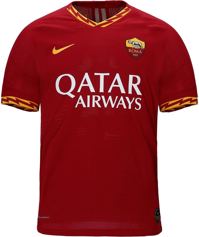 ローマ、「神の稲妻」の2019-20新ユニフォーム発表！新背番号も掲載