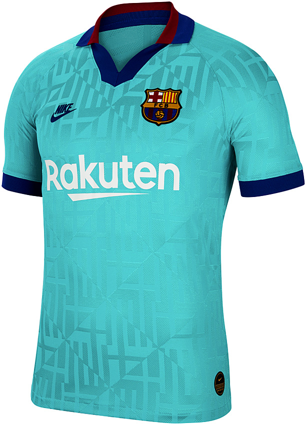 NIKE FCバルセロナ 19/20 ユニフォーム サード 半袖 レプリカ【左袖スポンサーロゴ付き】 AT0029 310【beko】 代表・クラブ ユニフォーム -サッカーショップ【SWS】