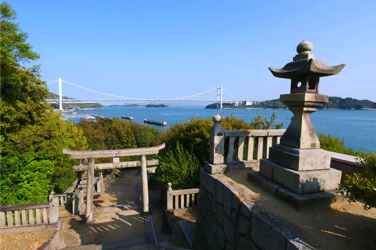 瀬戸大橋を望む下津井の絶景パワースポット5選！／祇園神社