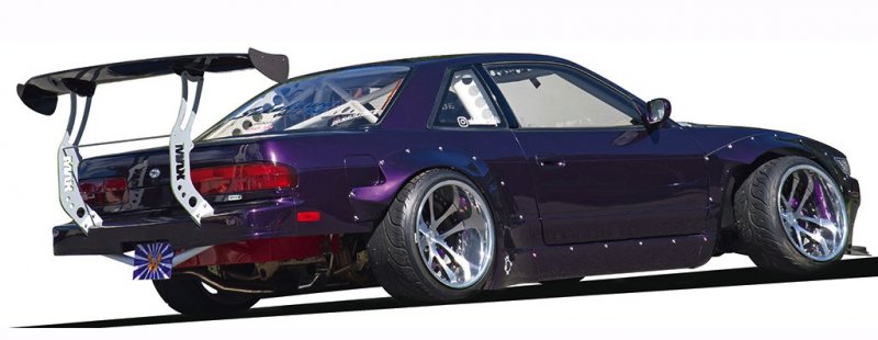 SUKEKAWA AUTO BODY シルビア-S13-】セルシオV8エンジン搭載の左