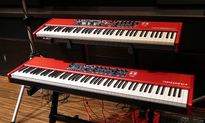 Nord Electro 6D ついてる 73 ソフトケース・サスティンペダル付
