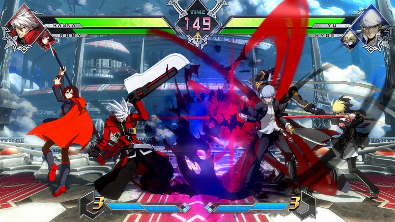 BLAZBLUE CROSS TAG BATTLE」に3DCGアニメ「RWBY」の「ブレイク