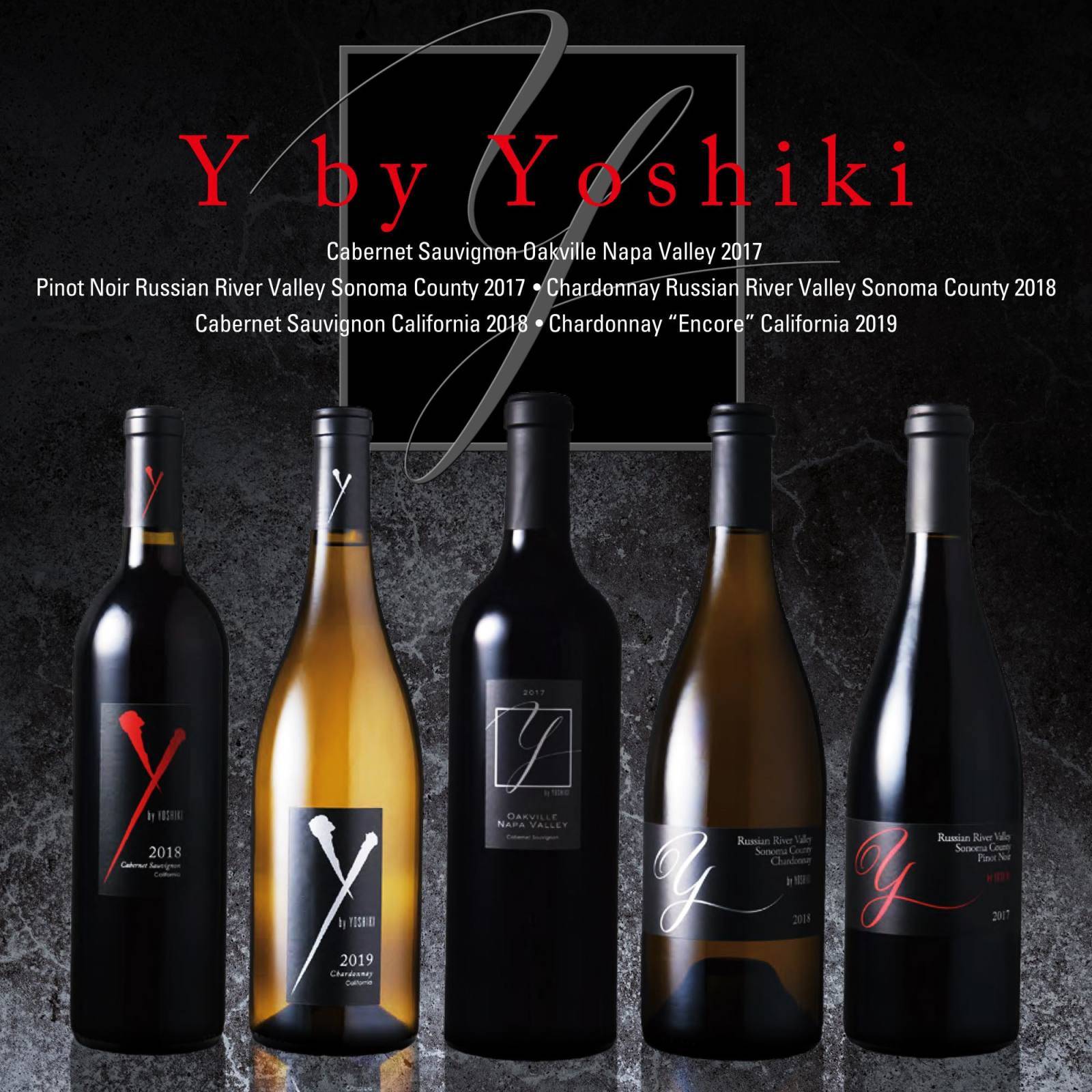 即完売になる幻のワイン「Y by YOSHIKI」新作5種、同時解禁！（MADURO 