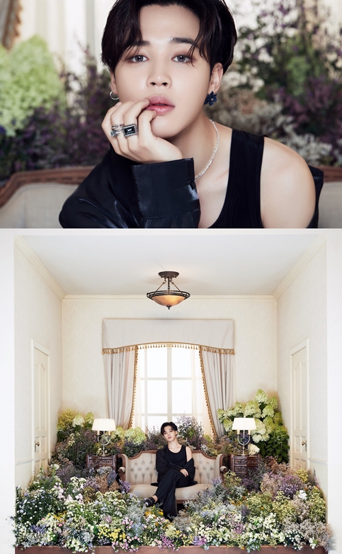 BTS（防弾少年団）のJIMIN、大量の花とともに自分をアピール
