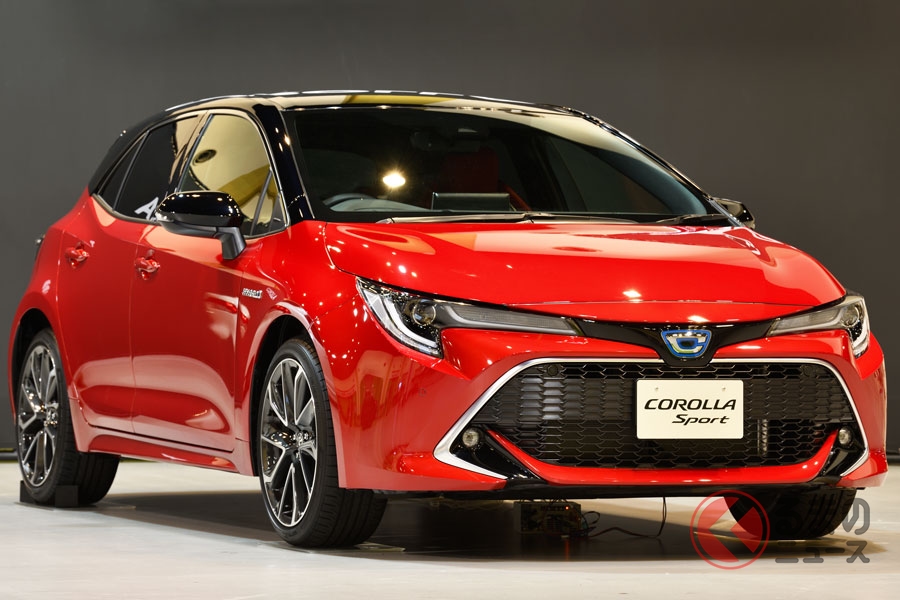 1/30 新型カローラスポーツ COROLLA SPORT カラーサンプル ミニカー