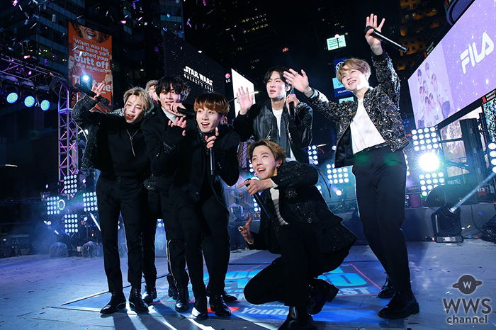 BTS、米ニューヨーク・タイムズスクエアでの米最大新年ライブショー