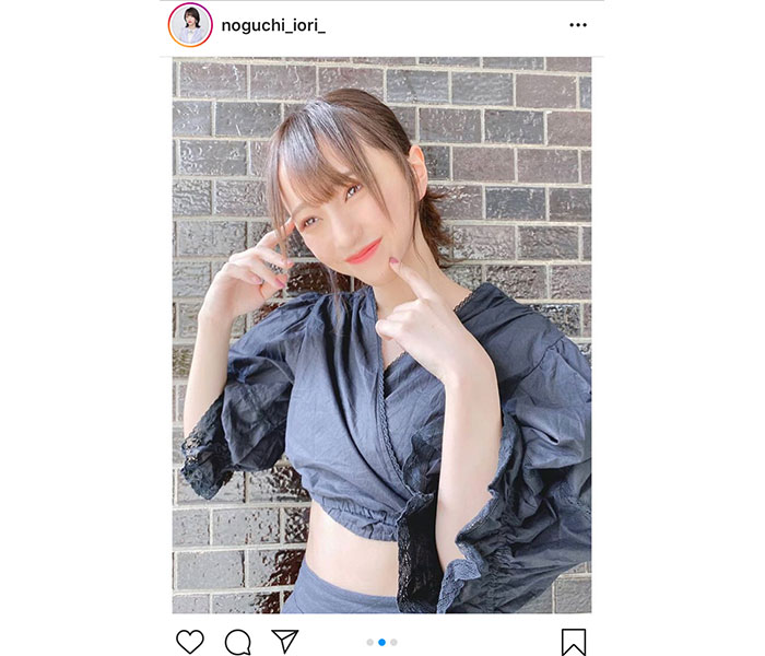 LOVE イコラブ ミニフォト 野口衣織 黒衣装 野口 衣織 on X