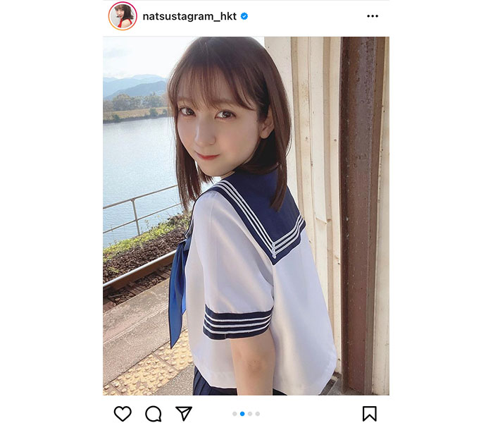 HKT48 松岡菜摘 生写真画像4枚 - メルカリ