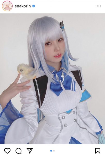 えなこ、「にじさんじ」リゼ・ヘルエスタのコスプレショット公開