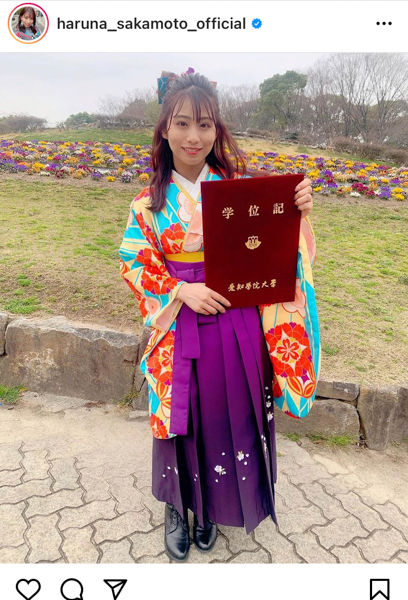 坂本遥奈(チームしゃちほこ) ビッグコミックスピリッツ 直筆サイン入りチェキ 坂本遥奈(チームしゃちほこ) ビッグコミックスピリッツ 直筆