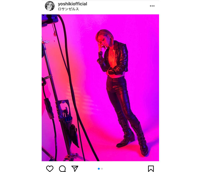 X JAPAN YOSHIKI、写真集「XY」撮影中のオフショット公開（WWSチャンネル）
