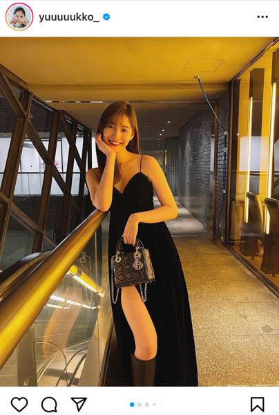 新木優子、黒ドレスコーデで美脚チラリ「国宝級美人」「最高