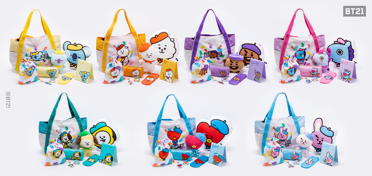 人気キャラクターBT21の豪華9点セット福袋「2021 BT21 Happy Bag」日本