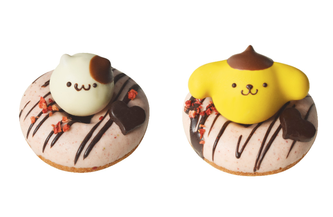 ポムポムプリン誕生25周年記念バレンタインドーナツが登場（もしもし
