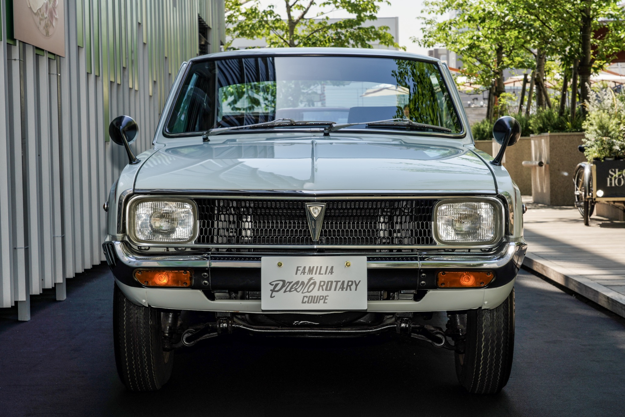 マツダ2代目ファミリア・プレスト・ロータリー・クーペ】試作車ネーム
