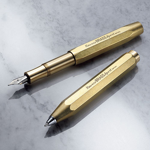 カヴェコ ブラススポーツ万年筆 ペン先M 楽天市場】KAWECO BRASS SPORT FOUNTAIN PEN カヴェコ ブラス