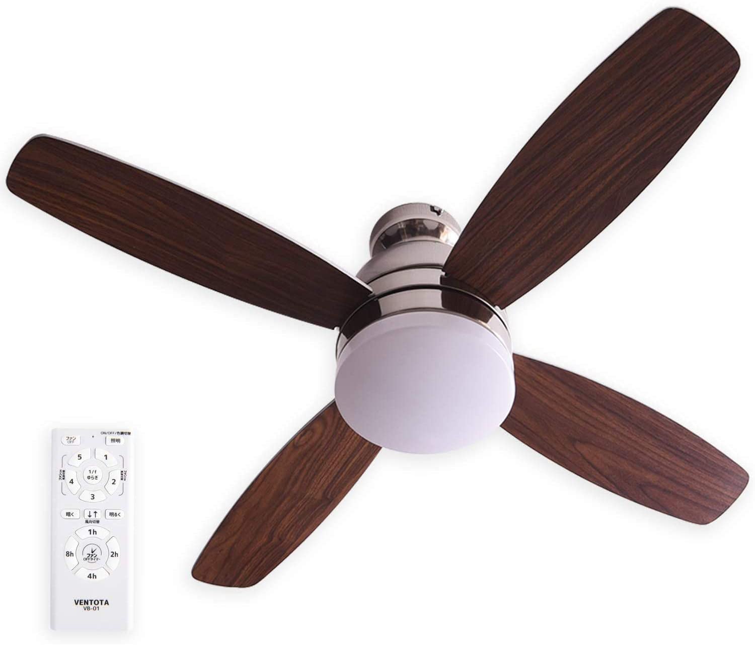 Amazon | オーデリック LEDシーリングファン(LED電球一般形8.6W×6・光