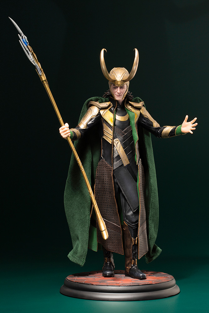 アベンジャーズ』ロキ、ARTFXよりフィギュア化 ─ 杖を片手にドイツに