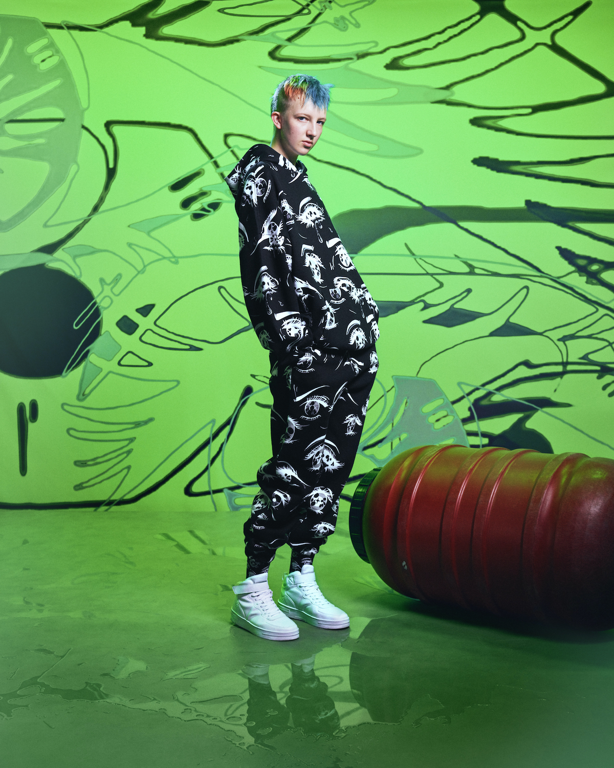 Bershka - 【セットアップ】Bershka ビリーアイリッシュ　パーカー上下 ビリー・アイリッシュとベルシュカ(Bershka)がコラボした