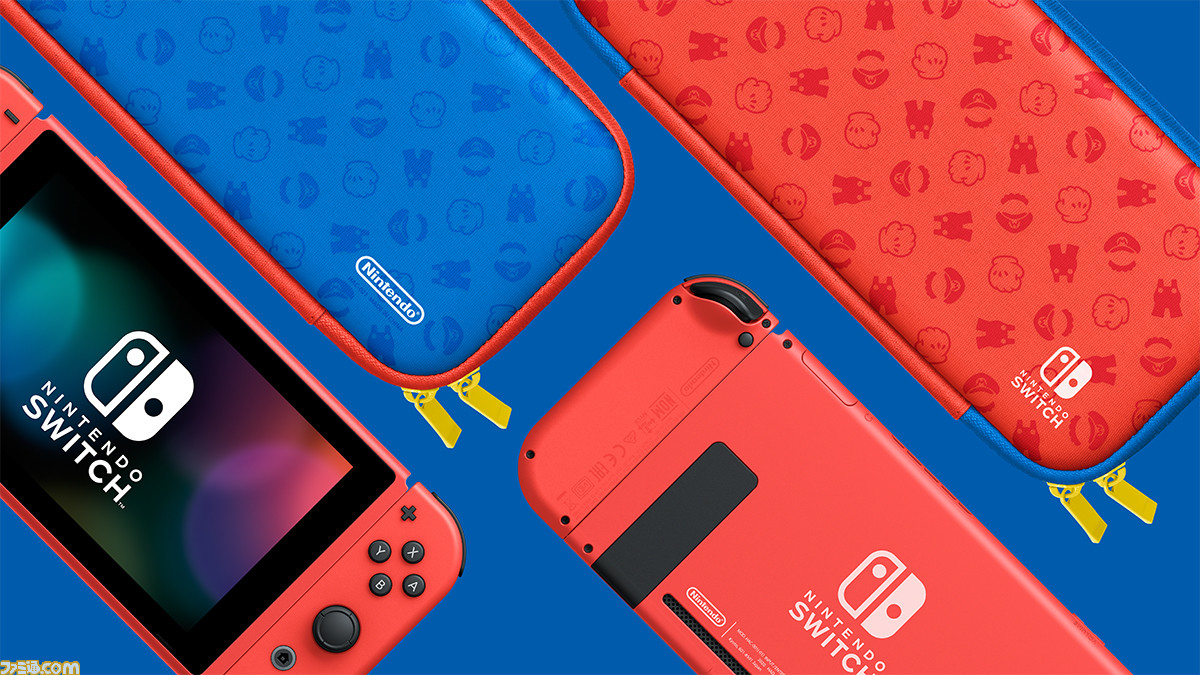 Nintendo Switch新色“マリオレッド×ブルー セット”2月12日発売
