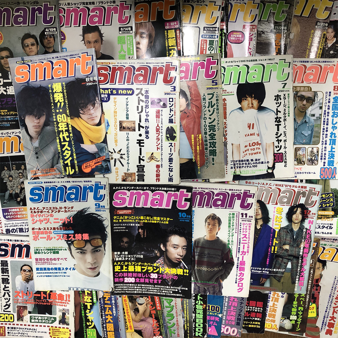 レア 90年代の fashion誌 いろいろ 月刊BOON1997年11月号🐝 【第2回ラリーズコレクション】と【大阪