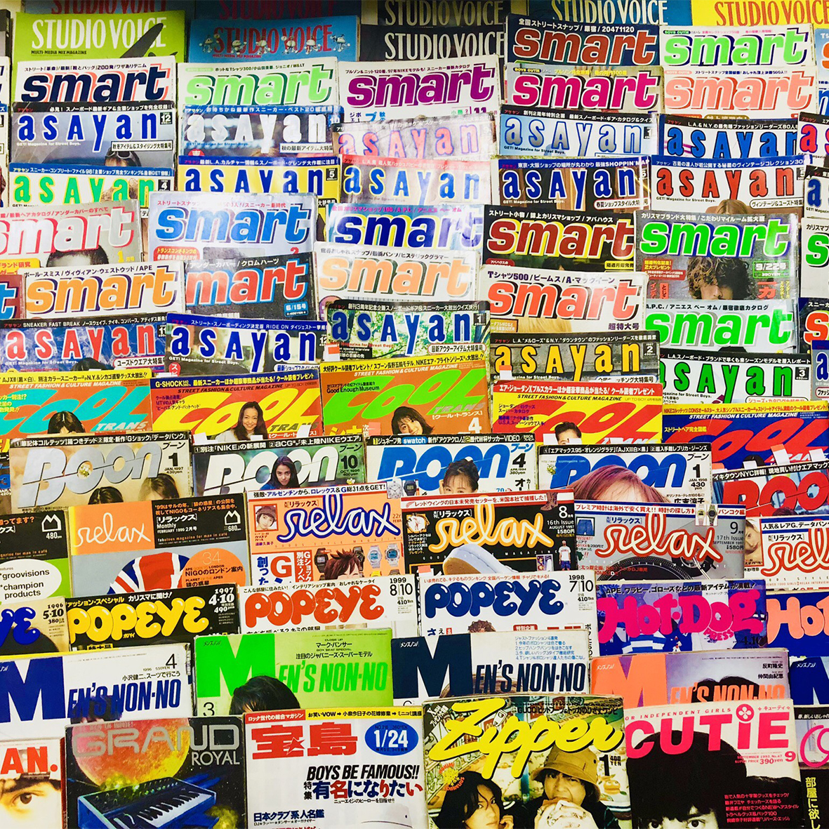 90年代の雑誌を集めたブックストアが期間限定オープン
