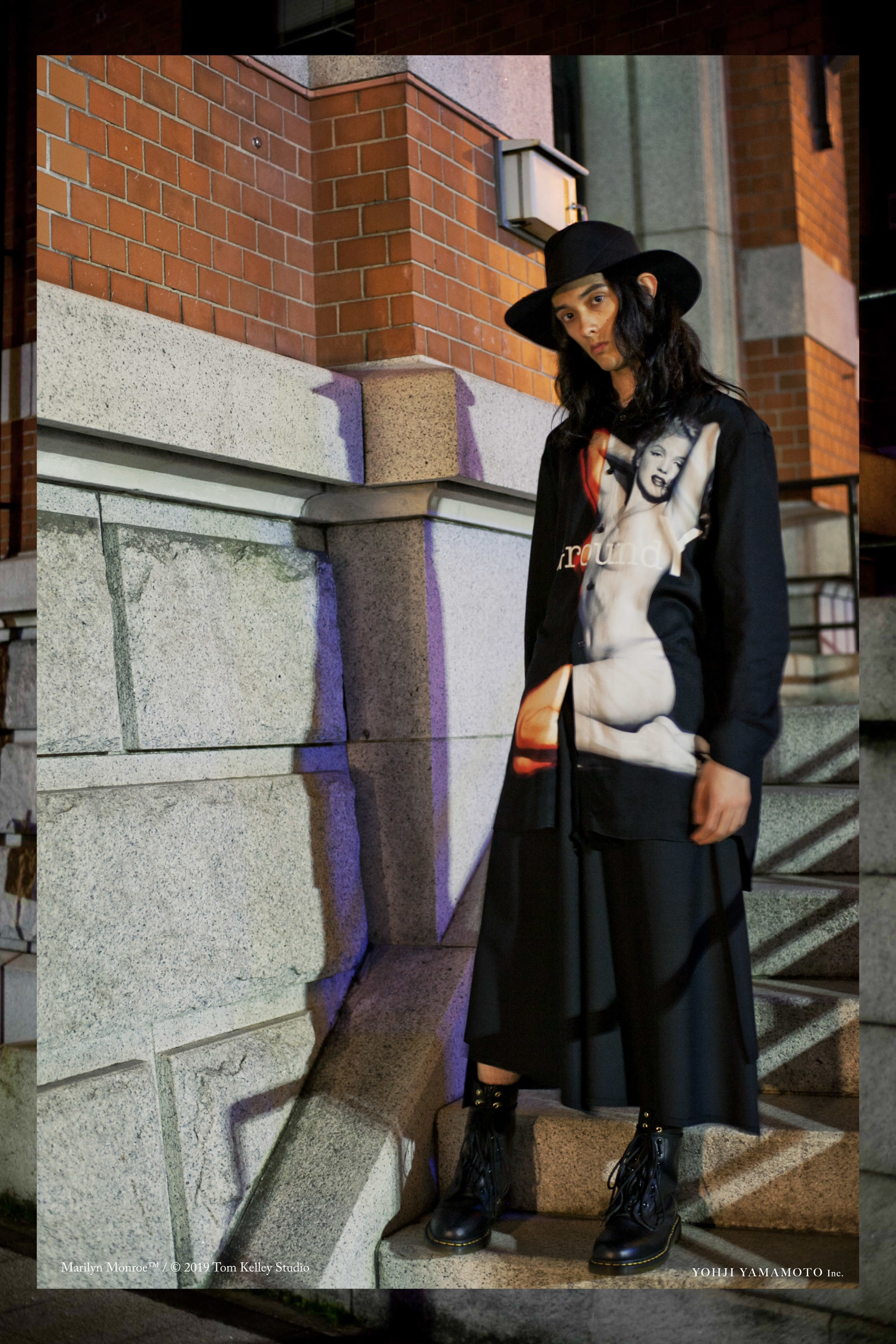 グラウンドワイ　マリリンモンロー プリントガウン　Ground Y 激レア品 グラウンドワイマリリンモンロー プリントガウンGround Y 激レア品