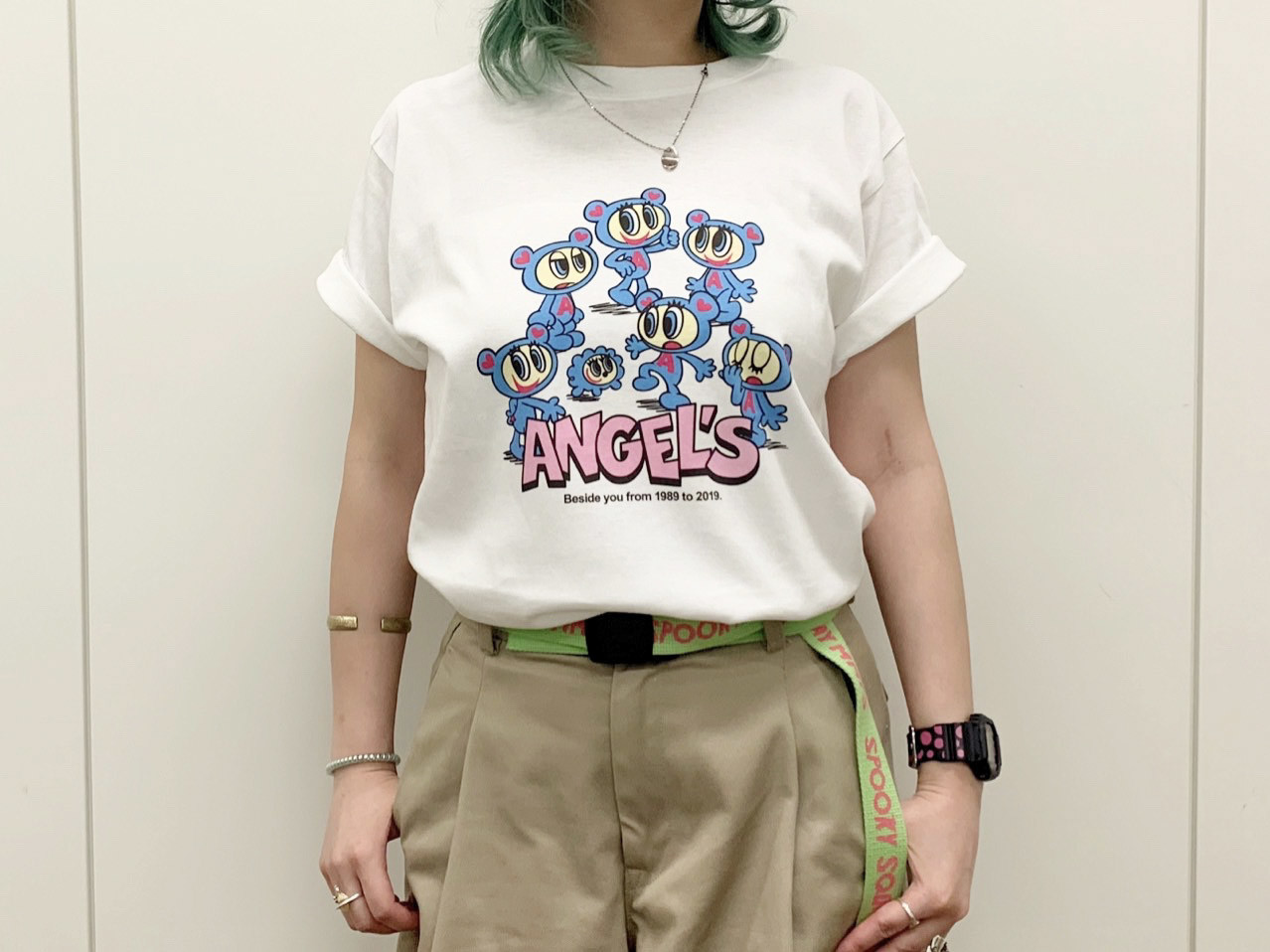 エンジェルブルー ナカムラくん Tシャツ Lサイズ キッズ Y2K