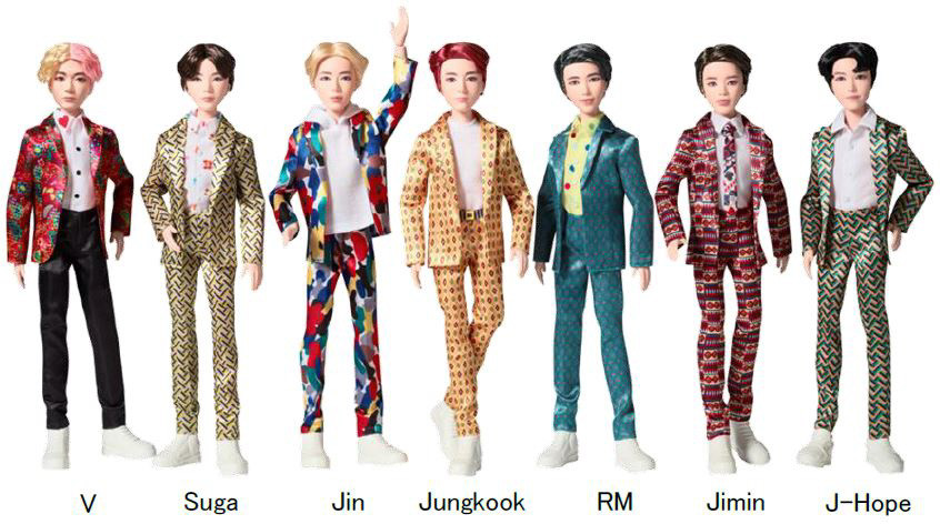 BTSのファッションドールとウノが登場、マテル社が今夏発売（FASHIONSNAP）