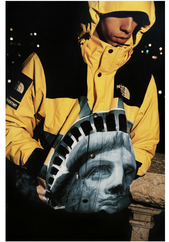 シュプリーム×ザ・ノース・フェイス19年秋冬、自由の女神をオマージュ