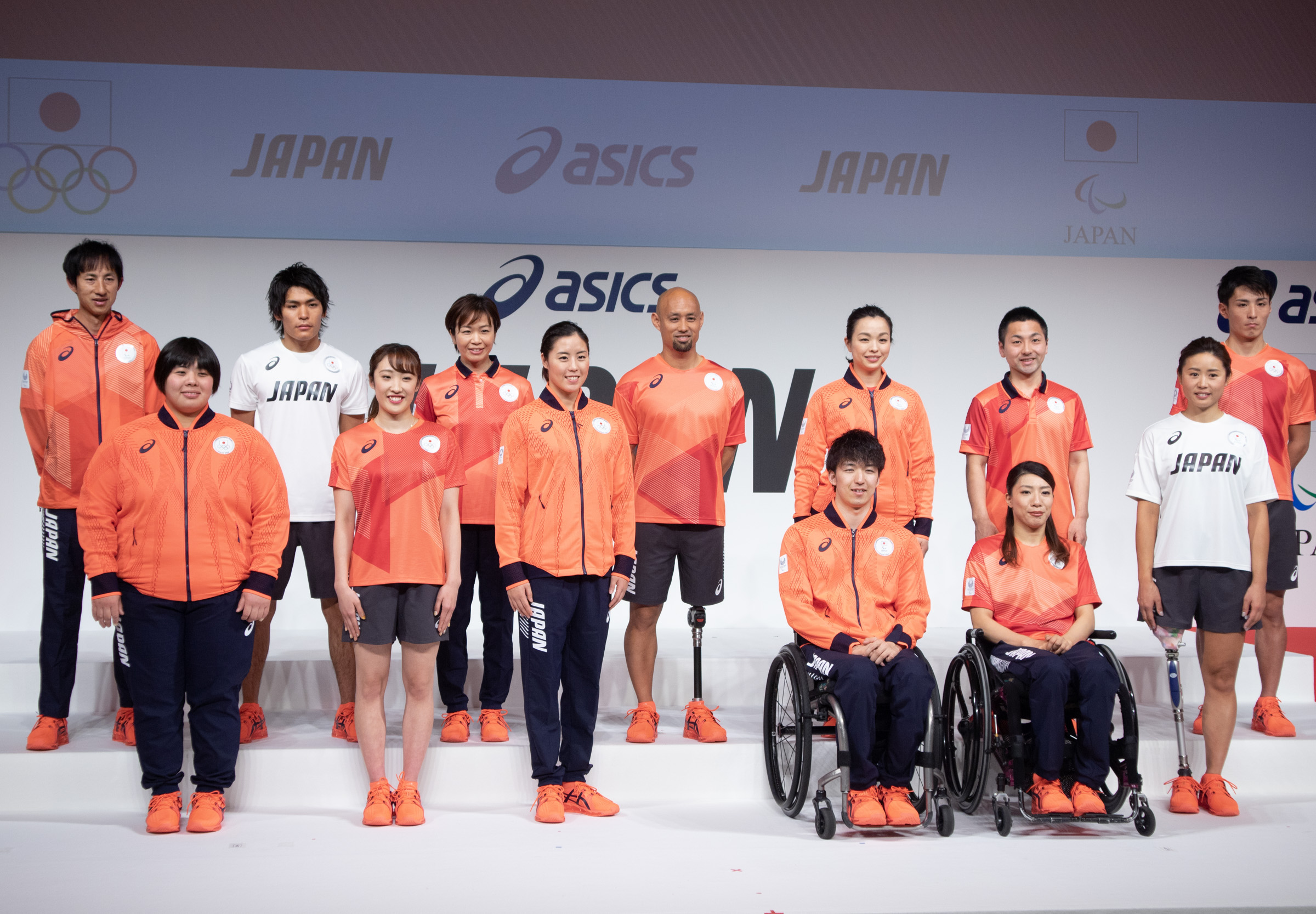 アシックス」東京五輪日本選手団オフィシャルスポーツウェア披露