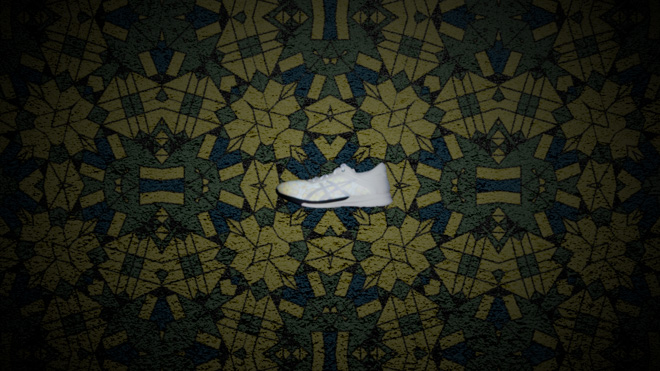 暗闇で万華鏡模様が浮かび上がる「ANREALAGE×ASICS」発売（FASHIONSNAP）