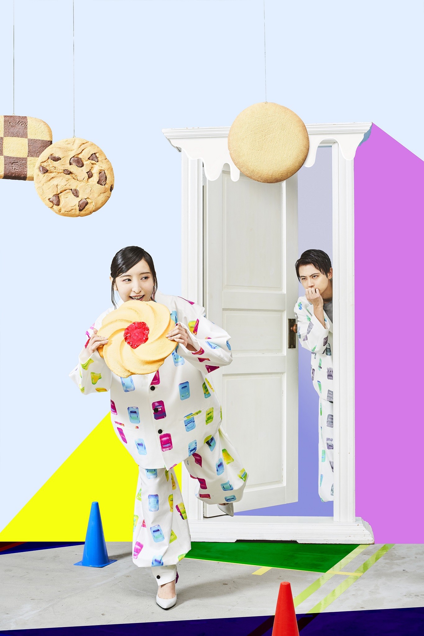 ほぼ未使用【ha|za|ma】次元を行き交うワンピース 佐倉綾音 梶裕貴 受注会 梶裕貴さんと佐倉綾音さんがファッションブランド「ha | za | ma
