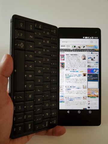 物理キーボード付きスマホ「GEMINI PDA」を衝動買い（アスキー）