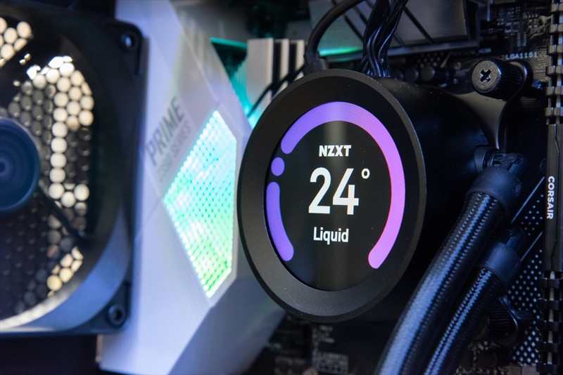 液晶モニターで“魅せる”NZXT「Kraken Z63」は簡易水冷CPUクーラー新