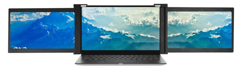 JAPANNEXT、ノートPCを最大3画面に拡張できる「Tri-Screen」（アスキー）