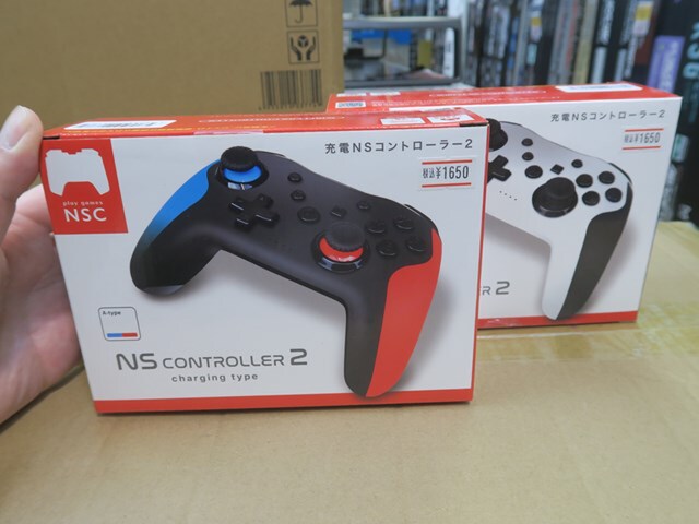 Nintendo Switchで使えるUSB充電式の安価なワイヤレスコントローラー