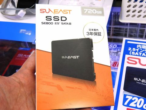 720GBで7980円の激安2.5インチSSDがSUNEAST「SE800」シリーズから