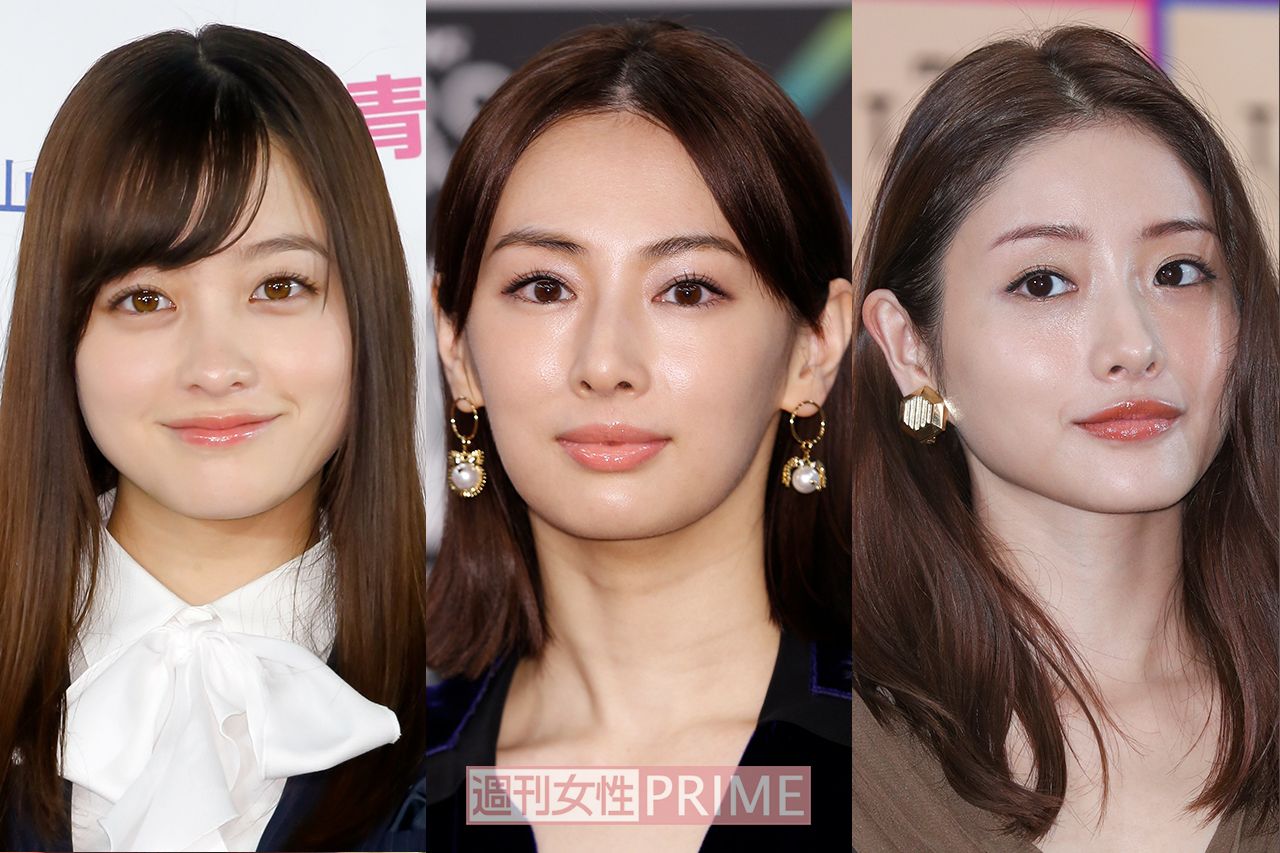 石原さとみ　口 橋本環奈が躍進！「なりたい目・鼻・口」をもつ女優TOP5（週刊女性PRIME）