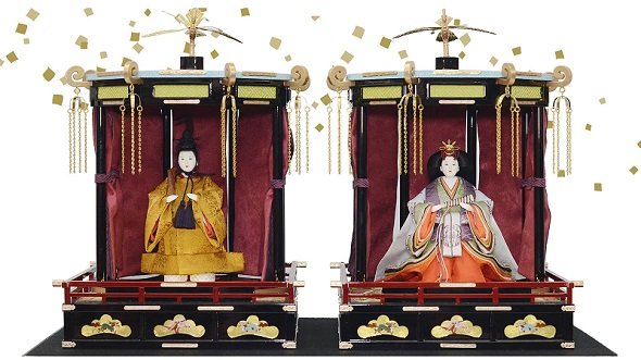 即位礼正殿の儀雛人形セット 値下げしました。 即位礼正殿の儀」そのまんま！ 両陛下の衣装を完全再現した