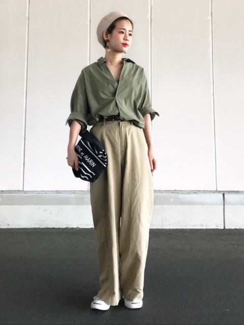 HIRO様 C6179 アースカラー夏コーデ 2022夏】大人の女性だからこそ似合う、《アースカラー》を使った